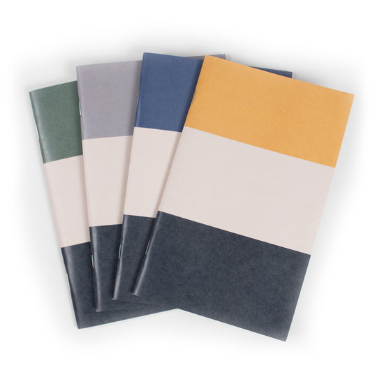 Color Block Notebook 4-Pack