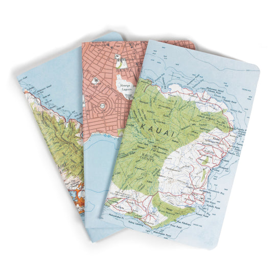 Surfer Map Notebooks 3-Pack